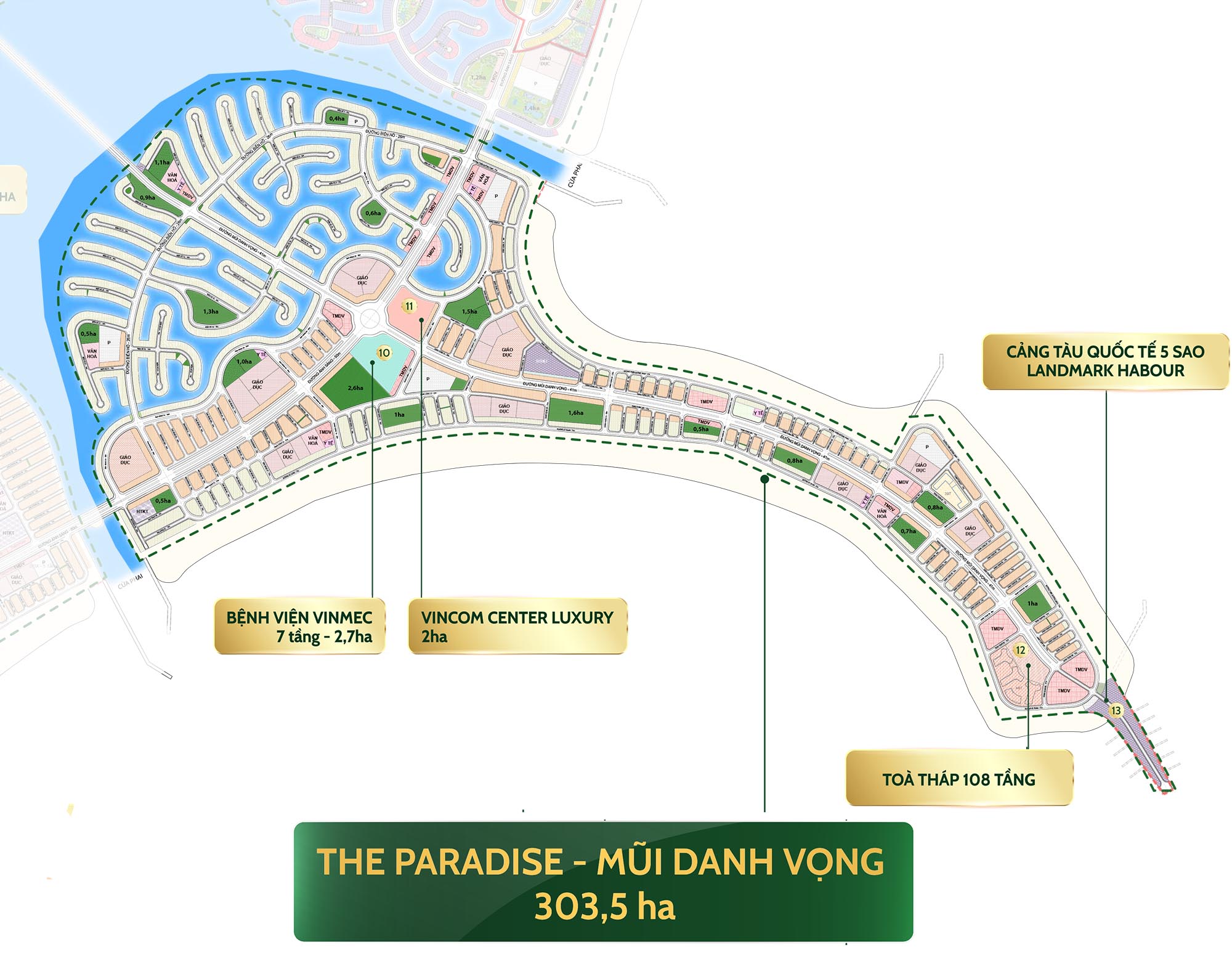 Phân Khu The Paradise Vinhomes Green Paradise Cần Giờ