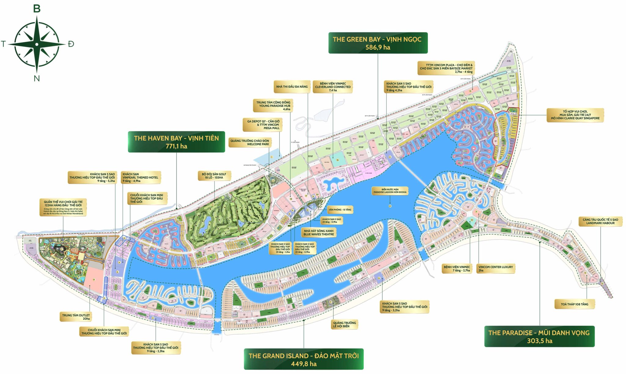 Phân Khu The Haven Bay Vinhomes Green Paradise Cần Giờ